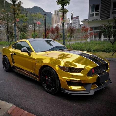 Quality Chrome Mirror Gold Car Vinyl Wrap For Sale | Carwraponline.com