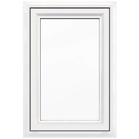 Shop Jeld Wen V Lite Vinyl New Construction White Exterior