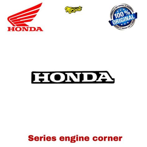 Jual Mark Sticker Tulisan HONDA 60mm Label Bisa Semua HONDA ORI AHM