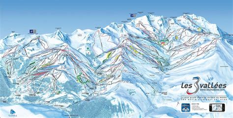 Resort Map Meribel Skiing Area Location Of Our Meribel Chalets Ski