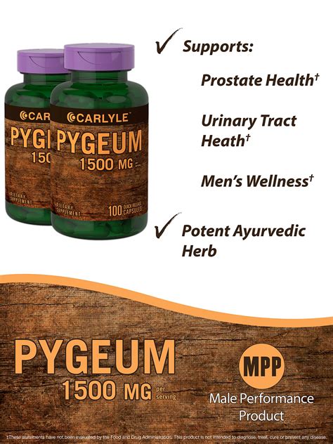 Pygeum Africanum Bark Mg X Capsules Twin Pack High Potency