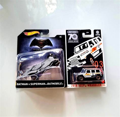 Hot Wheels Batman V Superman Dawn Of Justice Batmobile Scale Matchbox Years Special
