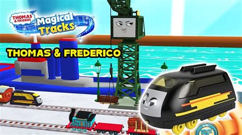 ⭐thomas And Friends Magical Tracks ⭐frederico And Thomas Help Cranky The