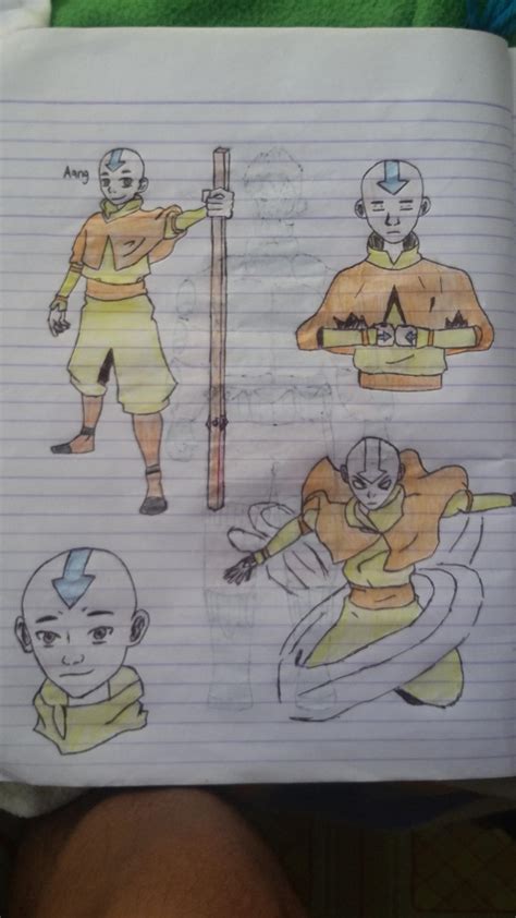 My Aang Drawing Collection 1 By Ecniv19 On Deviantart