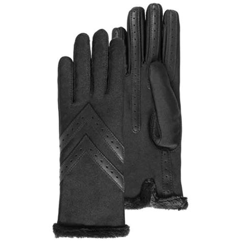 Isotoner Women S Stretch Gloves Lined Black