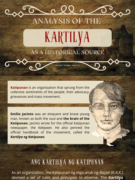 analysis   kartilya ng katipunan  philippines spanish