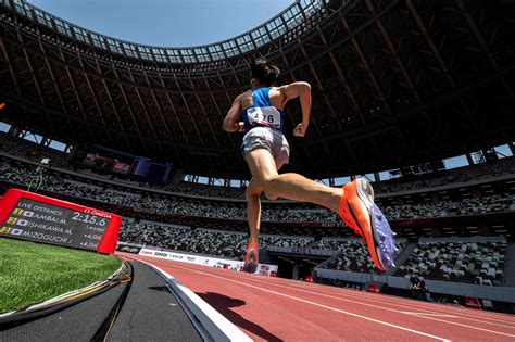 Tokyo Olympics Stadium holds athletics test event without fans | Daily ...