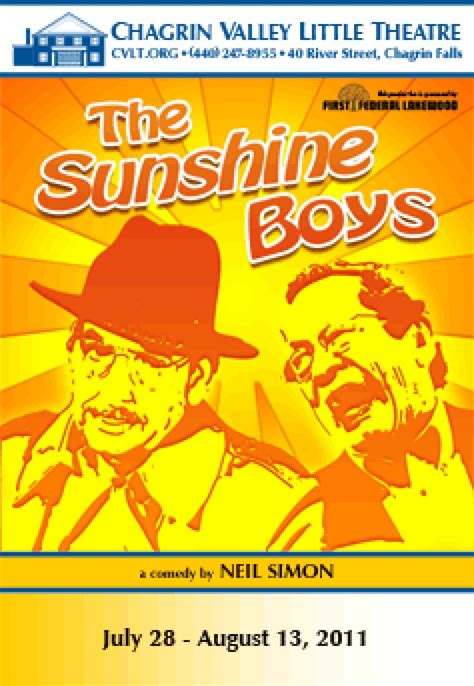 The Sunshine Boys Unites Duo With Decades Of Stage Experience