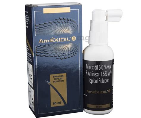 Minoxidil And Aminexil Topical Solution For Hair Loss Packaging Size