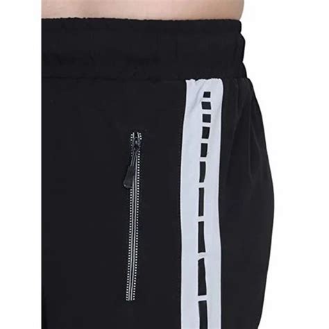 Male Black Base Xohy Men Cotton Lycra Track Pant Striped At Rs 195