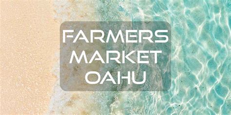 Farmers Market Oahu - Hawaii Eco Living