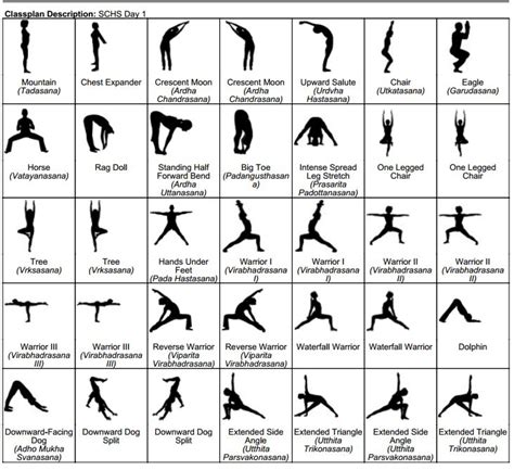 Basic Yoga 19 Asanas Standing Yoga Poses Yoga Poses Names