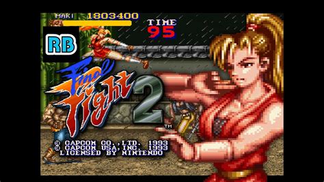 1993 60fps SNES Final Fight 2 Maki Expert ALL YouTube