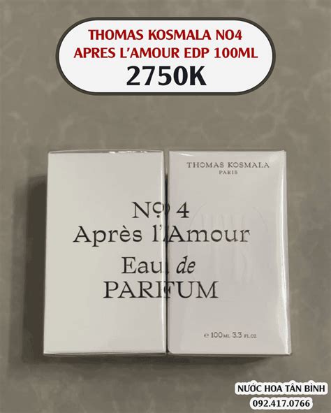 Nước Hoa Thomas Kosmala No4 Apres Lamour Edp 100ml