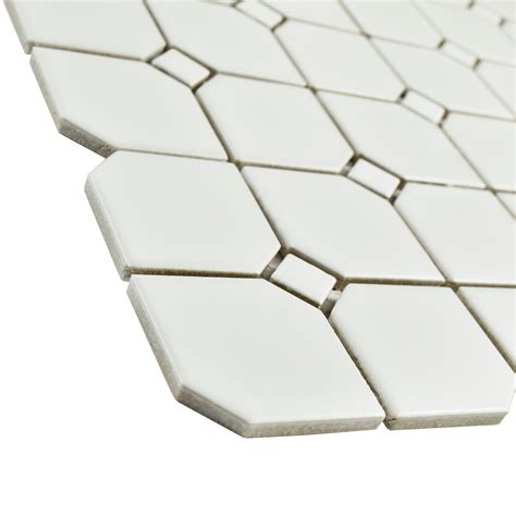 Elitetile Retro Broadway X Porcelain Mosaic Tile In Matte