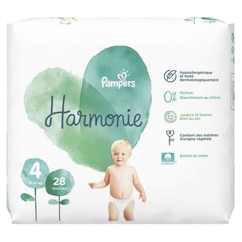 Lot De Pampers Harmonie Taille Kg Couches B B Paquet