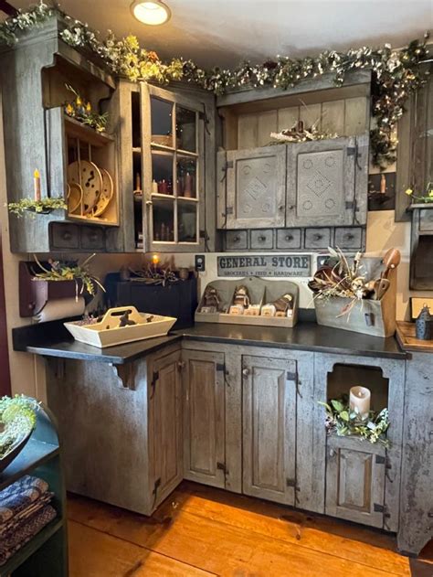 Pin By Becky On Primitive Home Decorating Primitive Kitchen Decor