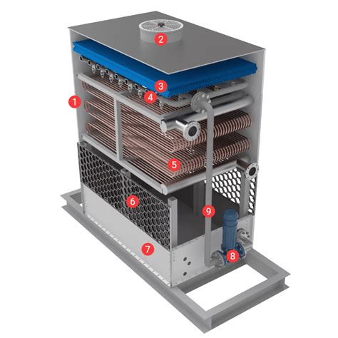 Compact Counter Flow Cooling Tower Occupies Small Space