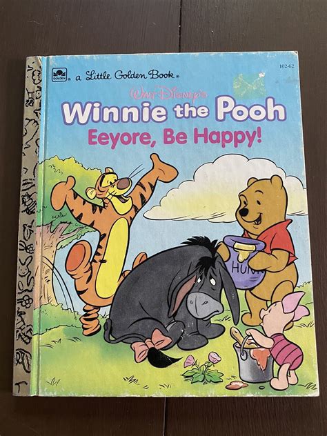 Vintage 1991 Walt Disneys Winnie The Pooh Eeyore Be Happy A Little