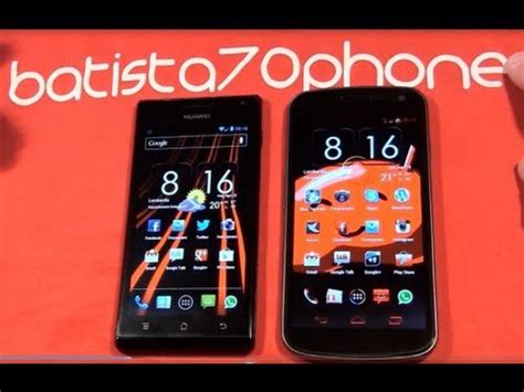 Video Confronto Huawei Ascend P Vs Galaxy Nexus Da Batista Phone