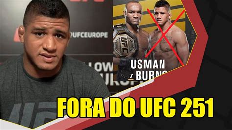 Gilbert Durinho está fora da luta contra Kamaru Usman no UFC 251