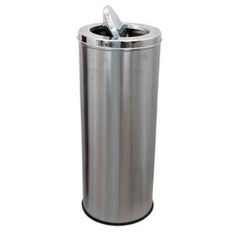 25 Liter Swing Top Stainless Steel Dustbin Application Office At Best