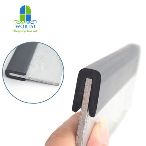 China Epdm Pvc Silicone Plastic Flat Rubber Strip Seal For Edge Trim