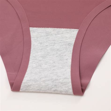 FINETOO Pcs Women Seamless Panties Solid Color Underwear Soft And Comfortable Lingerie