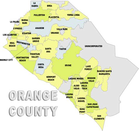 Zip Code Map Orange County Ca - Oconto County Plat Map