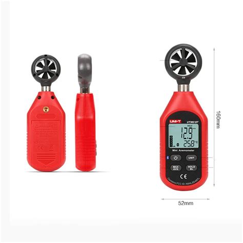 UNI T UT363BT Wind Meter Digitale Bluetooth Zakfor Grandado