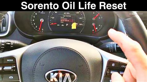 2019 Kia Sorento Oil Life Maintenance Reminder Reset YouTube