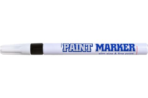 Маркер-краска MunHwa PAINT MARKER SLIM, черная 2 мм SPM01 12/576/28800 ...