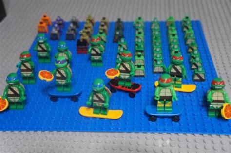 Lego Minifigures Lot Tmnt Figures And Parts Ebay