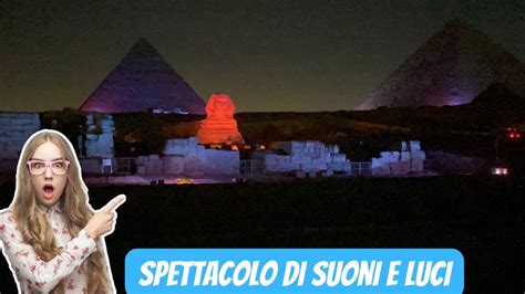 Live Spettacolo Di Suoni E Luci Alle Piramidi Di Giza Di Notte Youtube