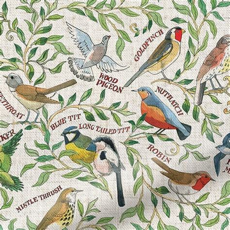 Garden Birds Multi Roman Blind