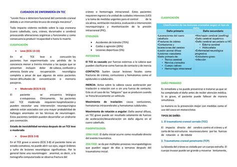 Cuidados De Enfermer A En Tec Nursing Cvc Udocz