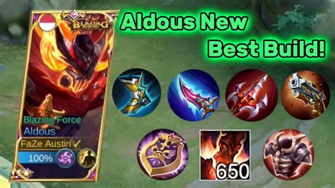 Try This Aldous Perfect Build For Easy Comeback In Solo Rank Game