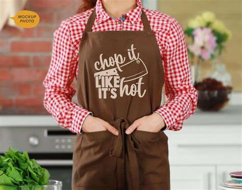Chop It Like Is Hot SVG Kitchen Svg Kitchen Sayings Quotes Kitchen Apron Tshirt Baking Cook