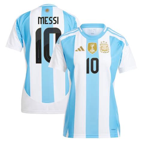 Maillot Argentine Domicile 2024 2025 Messi Femme Foot Dealer