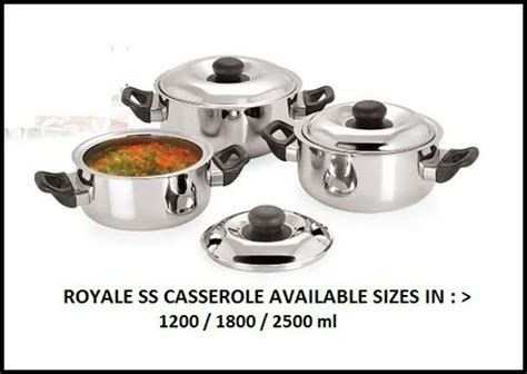 Royal Hot Pot At Piece Steel Caserool In Chennai Id