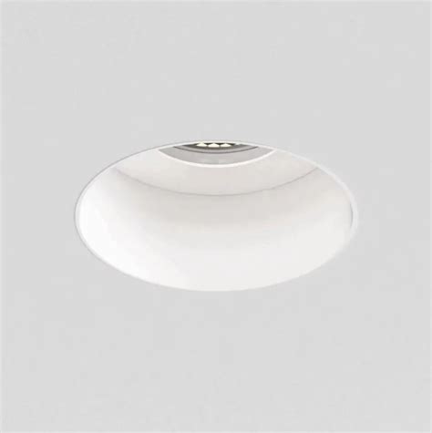 Trimless Slimline Fixed Fire Rated IP65 Matt White PerfectLights