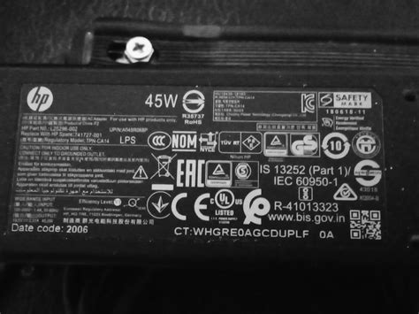 HP TPN-CA14 Virta adapteri | Tori
