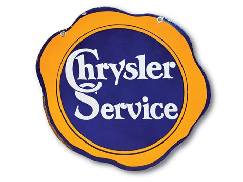 Chrysler Service Sign Auburn Spring 2019 RM Sotheby S