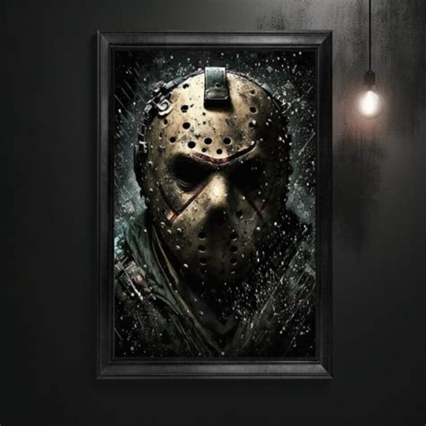 Jason Voorhees Poster Jason Voorhees Digital Art Jason Voorhees