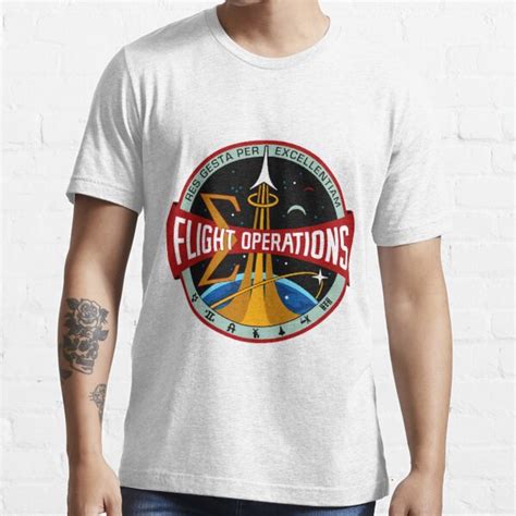 Nasa Flight Operations Directorate Logo T Shirt For Sale By Spacestuffplus Redbubble