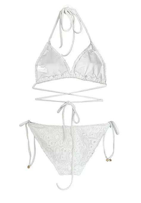 Buy LYCKA LNN Korean Lady Bikini Swimwear White Online ZALORA Malaysia