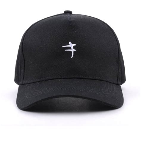 plain embroidery logo black 5 panels baseball caps