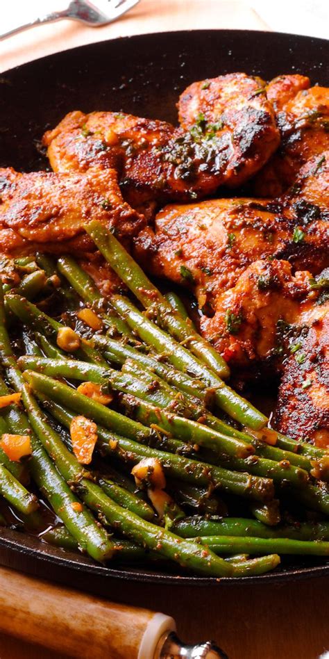 Lemon Garlic Chicken Thighs With Green Beans Artofit