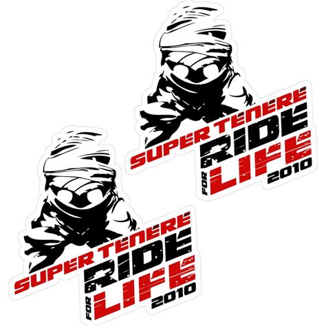 Yamaha Super Tenere Ride For Life Stickers Decals DecalsHouse