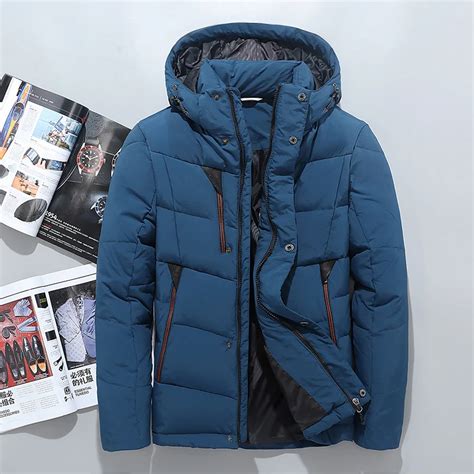 men winter jackets men down jacket slim thick fashion male down Coat ...